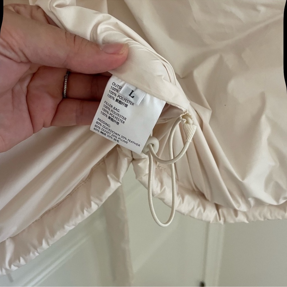 The Frankie Shop Cream Puffer Jacket - Picture 2 of 5